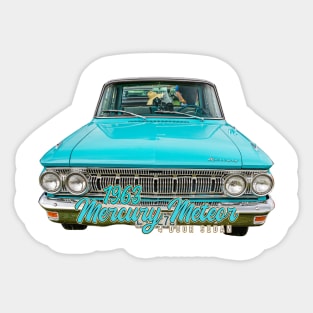 1963 Mercury Meteor 4 Door Sedan Sticker